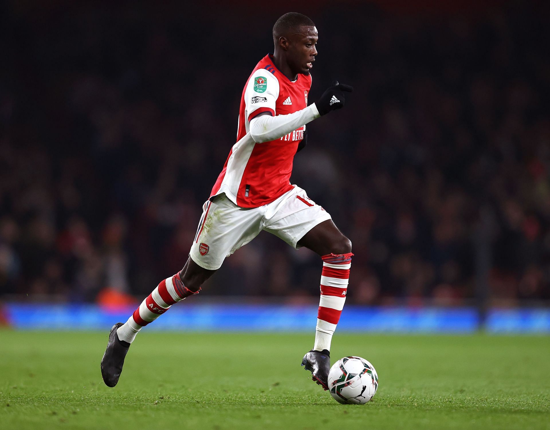 Mikel Arteta has admitted that Arsenal need Nicola Pepe (in pic).